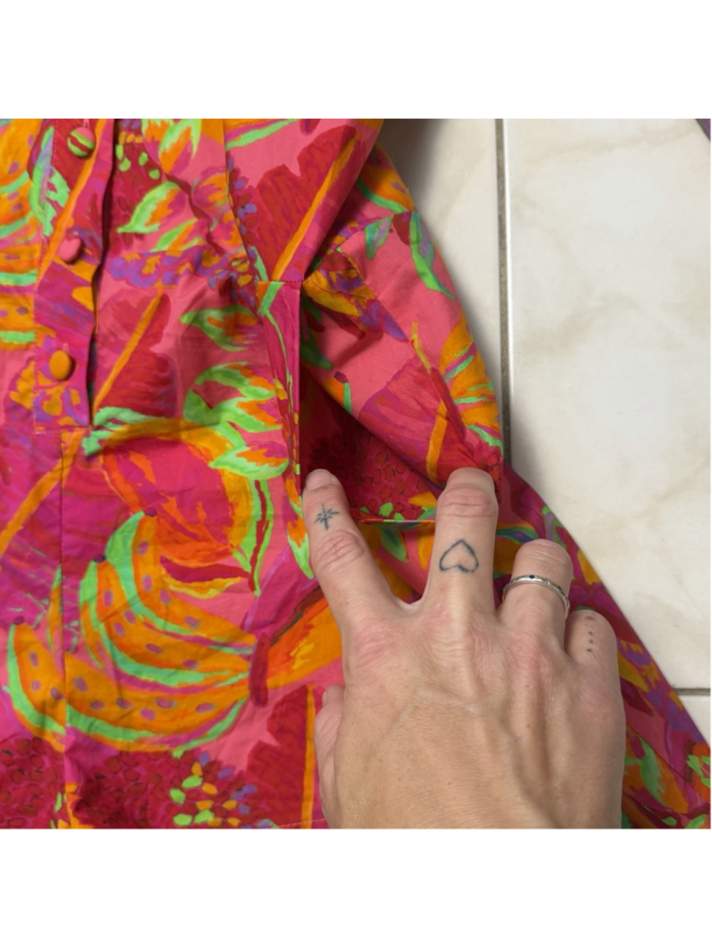 FARM Rio Red Multi-Color Floral Print Romper - Picture 11 of 15